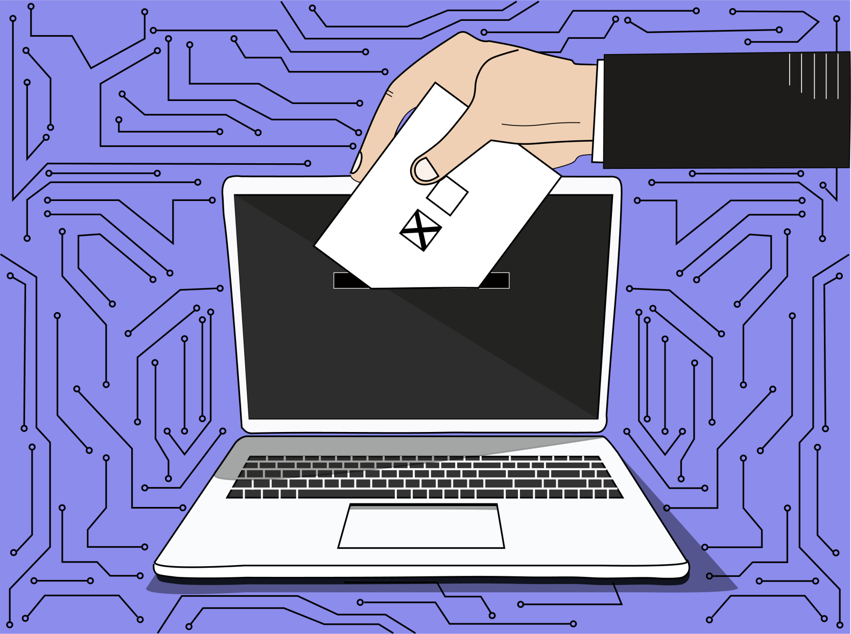 Katrina e-voting (graphic)